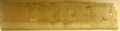 Linen from KV54 containing hieratic writing bearing Tutankhamen's prenomen (Nebkheperure) and the regnal date Year 6, on display at the Metropolitan Museum of Art in New York City.