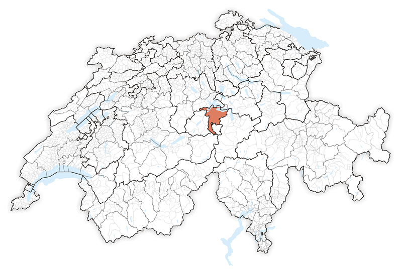 ملف:Karte Lage Kanton Nidwalden 2009.png