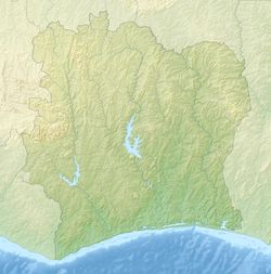 Location map/data/Ivory Coast/شرح is located in ساحل العاج