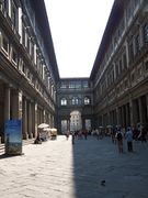 The Uffizi colonnade and loggia