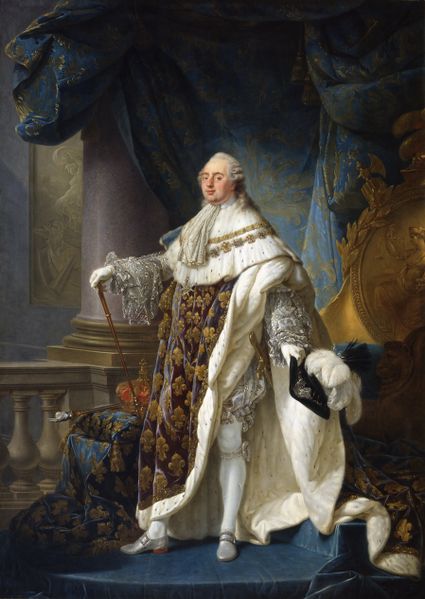 ملف:Antoine-François Callet - Louis XVI, roi de France et de Navarre (1754-1793), revêtu du grand costume royal en 1779 - Google Art Project.jpg