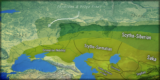 Assimilation of Baltic and Aryan Peoples by Uralic Speakers in the Middle and Upper Volga Basin (Shaded Relief BG).png