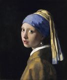 Girl with a Pearl Earring (1665) by Johannes Vermeer is painted with ultramarine, a natural pigment made from lapis lazuli