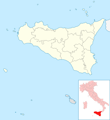 Location map Italy Sicily
