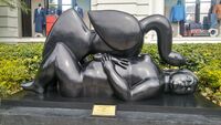 Leda and the Swan by Fernando Botero