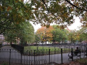 Underwood Park was the site of the mansion of typewriter manufacturer John Thomas Underwood.