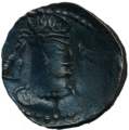 Bronze coin of Toramana II