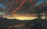 Frederic Edwin Church, 1860, Twilight in the Wilderness, Cleveland Museum of Art