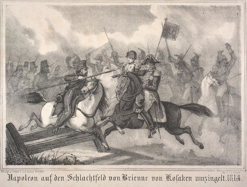 ملف:Battle of Brienne Napoleon vs Cossacks.jpg