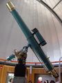 8 inch refractor at the Observatories at Chabot Space & Science Center في أوكلاند، كاليفورنيا.