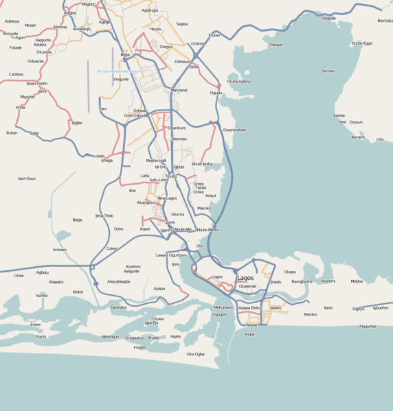 ملف:Location map Nigeria Lagos.png