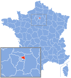 Location of Seine-Saint-Deniscode: fr is deprecated in France