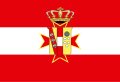 State flag with Lesser Coat of arms (1815-1848, 1849-1860)