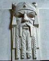 Sweyn Forkbeard, from an architectural element in the Swansea Guildhall, Swansea, Wales