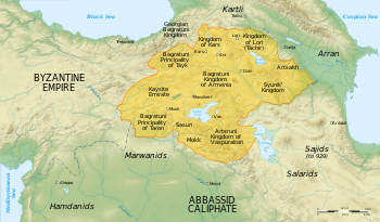 أرمنيا البقردونية، حوالي 1000