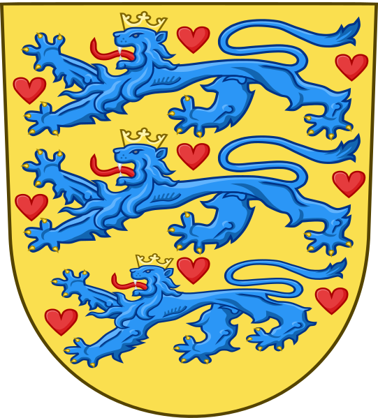 ملف:National Coat of arms of Denmark no crown.svg