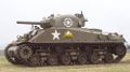 A preserved Sherman M4(105) Assault Gun carriage