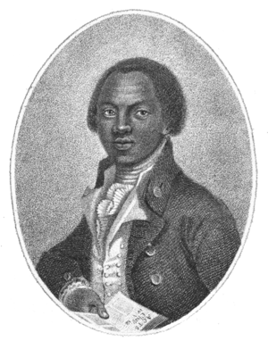 Olaudah Equiano, frontpiece from The Interesting Narrative of the Life of Olaudah Equiano.png