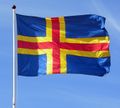 Åland flag, Mariehamn.