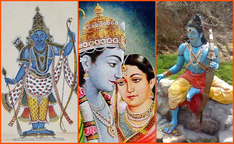 ملف:An image collage of Hindu deity Rama.jpg