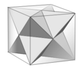 Two tetrahedra in a cube