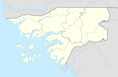 Location map Guinea-Bissau