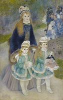 Pierre-Auguste Renoir, Mother and Children (La Promenade), 1875–76