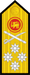 Sri Lanka Navy admiral's shoulder board.