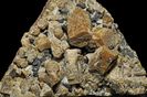 Crystals of vanadinite (var. endlichite), from Touissit, Touissit District, Oujda-Angad Province, Oriental Region, Morocco