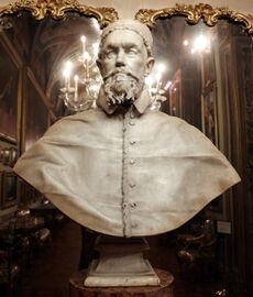 Gian lorenzo bernini, busto di papa Innocenzo X, prima versione 01.jpg