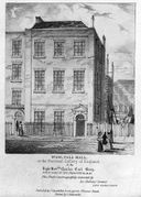 100 Pall Mall, former location of National Gallery, 1824-1834