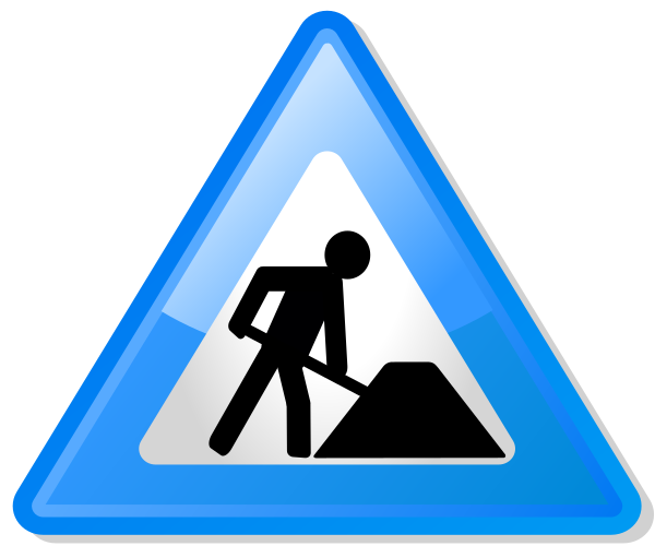 ملف:Under construction icon-blue.svg