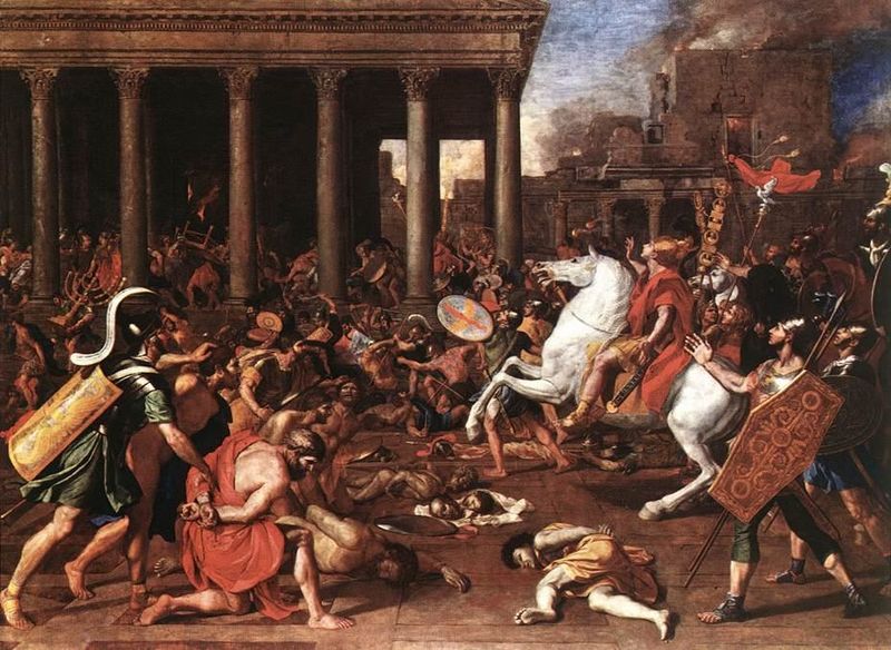 ملف:Poussin Destruction of the Temple at Jerusalem.jpg