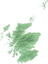 Three locations on the coast of Scotland
