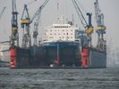 Blohm + Voss Dock 10, at the ميناء هامبورگ.