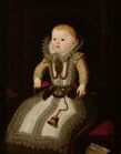 Infantin Maria Anna, Kaiserin, im Alter von 4 bis 5 Monaten, Bildnis in ganzer Figur (1607), by Juan Pantoja de la Cruz, Kunsthistorisches Museum, Vienna.