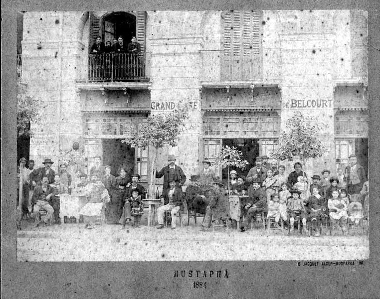 ملف:Mustapha (Algeria) - Grand Café de Belcourt -1884.jpg