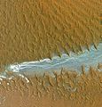 Namib Desert seen from Spot satellite