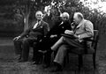 روزڤلت، إينونو وتشرشل في مؤتمر القاهرة الثاني في 4-6 ديسمبر 1943