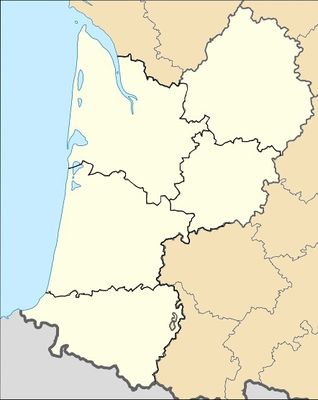 Location map France Aquitaine