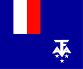 Flag of the Administrator of the French Southern and Antarctic Lands (1958–2005)