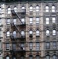Tenement buildings in the Lower East Side.
