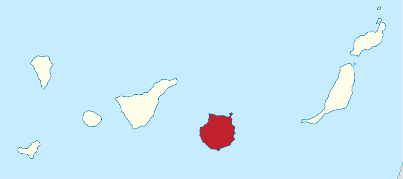 ملف:Spain Canary Islands location map Gran Canaria.svg