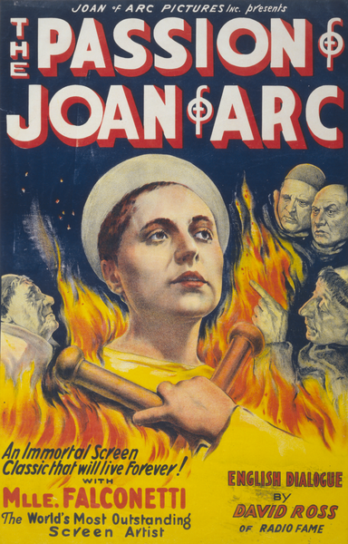 ملف:The Passion of Joan of Arc (1928) English Poster.png