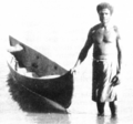 The coastwatcher Jacob C. Vouza on Guadalcanal.
