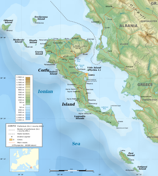 ملف:Corfu topographic map-en.svg