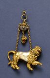 Pendant with a Lion, Flemish, (between 1600 and 1650) Baroque