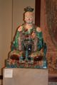 Chinese glazed stoneware statue of a Daoist deity, Ming Dynasty, 16th century