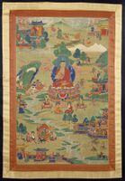 Tibetan Buddha Shakyamuni with "Jataka" Tales