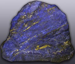Lapis lazuli specimen (rough), Afghanistan